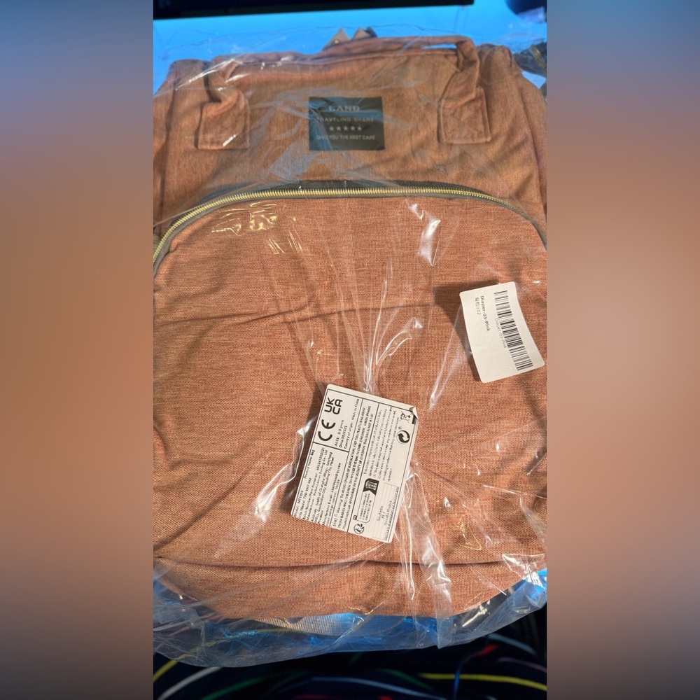 Pink Multi-Function Diaper Bag with Bassinet NWT - image 11